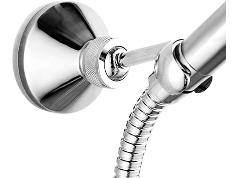  Support de douche mural support mural pour douchette orientable 360°pour douchette ou pommeau de douche  - Conforama A