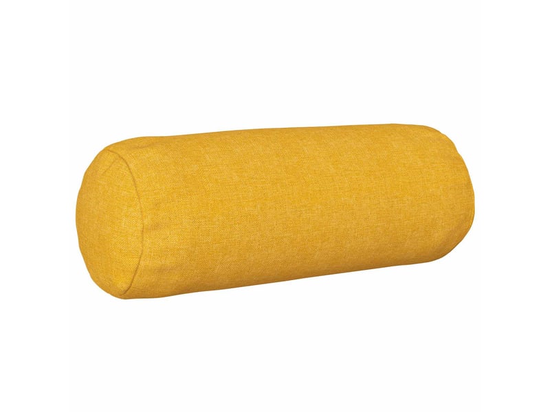 Lot de 6 housses de coussin heerlen jaune clair ø 15 x 40 cm tissu cf49674  - Conforama A