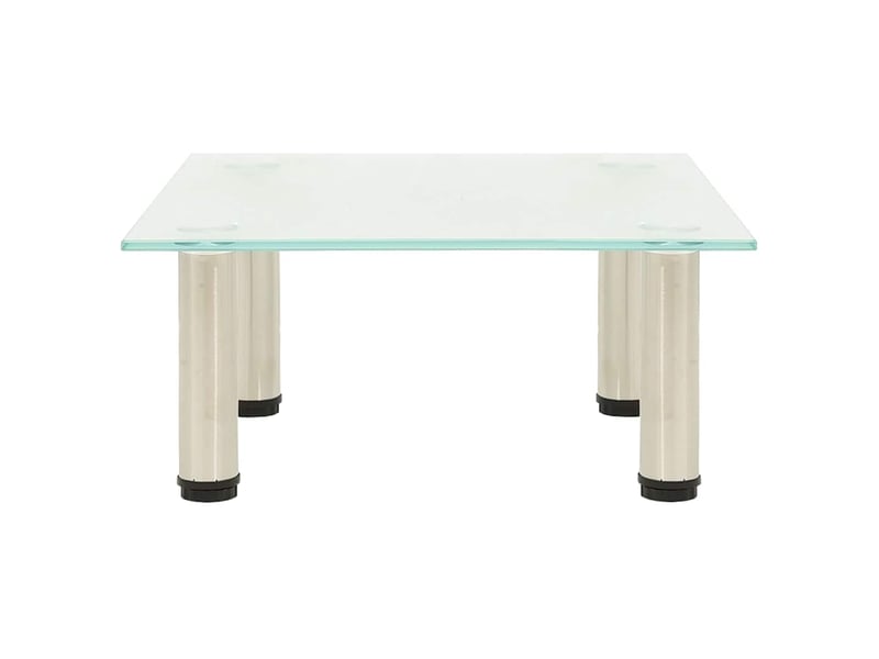  Meuble tv - banc tv - meuble de rangement givré 40x35x17 cm verre trempé  - Conforama A
