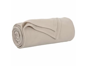 Couverture jetée de canapé 24 pcs beige 170x130 cm 7.43 kg polaire