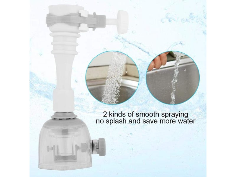  Extension de robinet de cuisine, tête de robinet de cuisine pivotante économiseur d'eau pour robinet d'évier de cuisine, filtre d'extension cm gris  - Conforama E