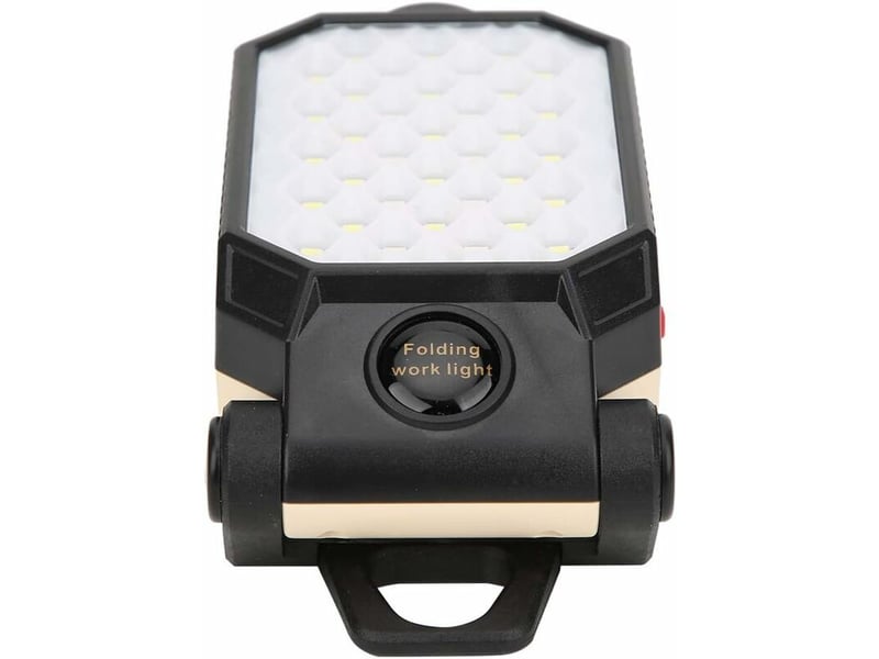  Lampe d'atelier à led cob, lampe de poche rechargeable, lampe de maintenance à 39 led avec base magnétique  - Conforama E