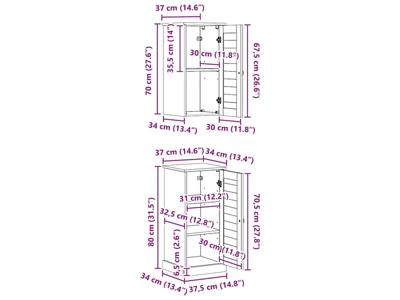 Ensemble de mobilier de salle de bain vigo 2 pc cf64732  - Conforama E