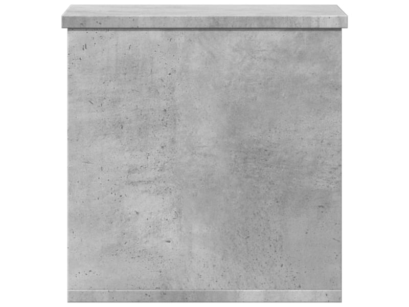 Boîte de rangement, coffre de rangement gris béton 30x35x35 cm bois d'ingénierie - Conforama E