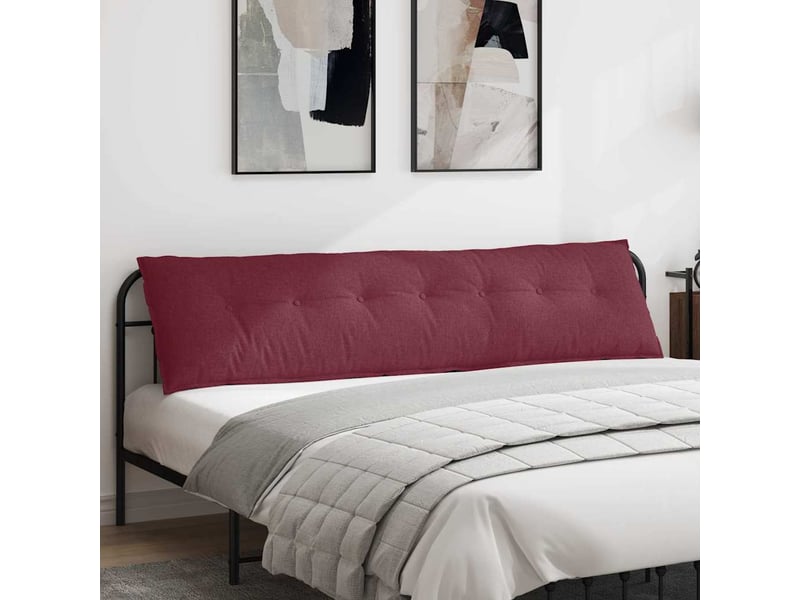  Coussin de dos, coussin de dossier bordeaux 200 x 19 x 50 cm tissu cf54593  - Conforama B