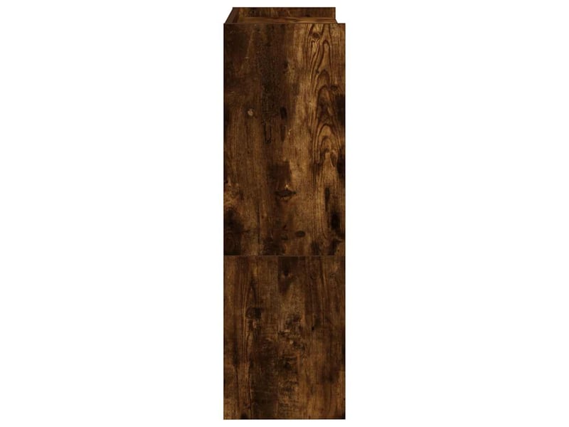  Meuble à chaussures, étagère à chaussures chêne fumé 60x25x81 cm bois d'ingénierie  - Conforama E