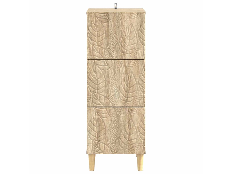 Armoire de rangement bureau, armoire à tiroirs chêne sonoma 33 x 34,5 x 90 cm shl6559 - Conforama E
