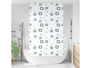 Store enrouleur de douche, store à rouleau avec cassette largeur du tissu 126 cm cf45091