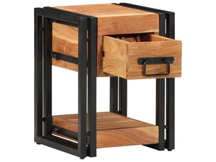 Table de chevet - cabinet de chevet - table de nuit 2 pc marron 30 x 30 x 40 cm