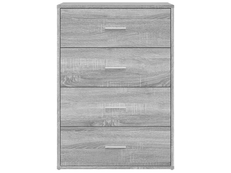  Buffet - bahut - meuble de rangement sonoma gris 60x31x84 cm bois d'ingénierie  - Conforama E