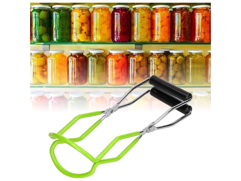  Pinces antidérapantes, pince pour bocal multifonctionnel en acier inoxydable pp anti-brûlure pour plateau pince à vaisselle outil de cuisine(vert)  - Conforama C
