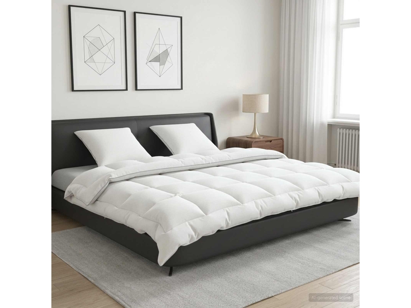  Ensemble de couette et d'oreiller 3 pcs - duvet 220x260 cm hiver 450 gsm  - Conforama B