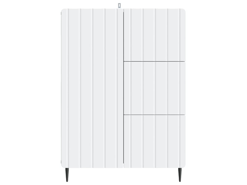 Buffet - bahut - meuble de rangement blanc 66 x 34,5 x 91,5 cm bois d'ingénierie - Conforama E