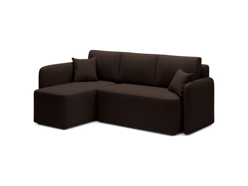 Canapé d'angle collection hedson coloris marron  - Conforama E
