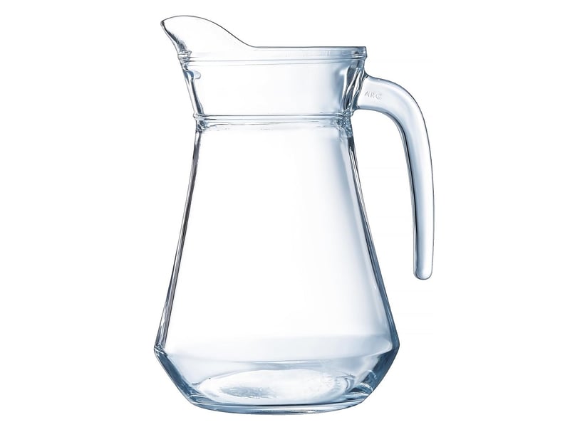  Broc à anse transparent - verre trempé - compatible lave-vaisselle - 1l  - Conforama A
