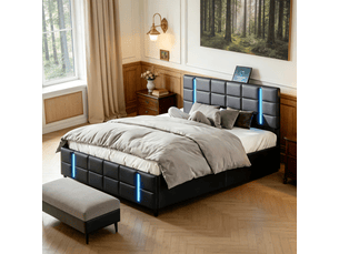 Lit coffre 160x200 cm    coloris noir