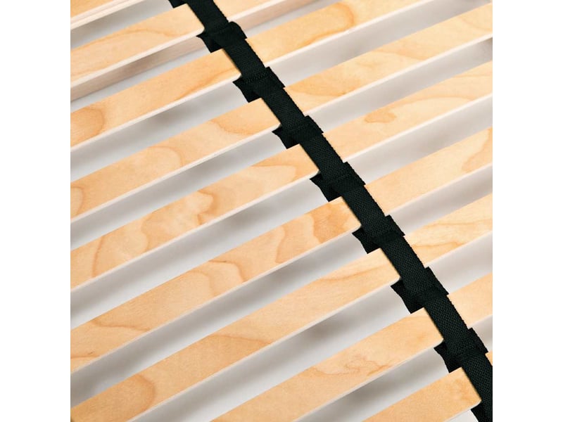  Lit simple- lit adulte -  sommier à lattes sans matelas avec 28 lattes 7 zones 100x200 cm  - Conforama C