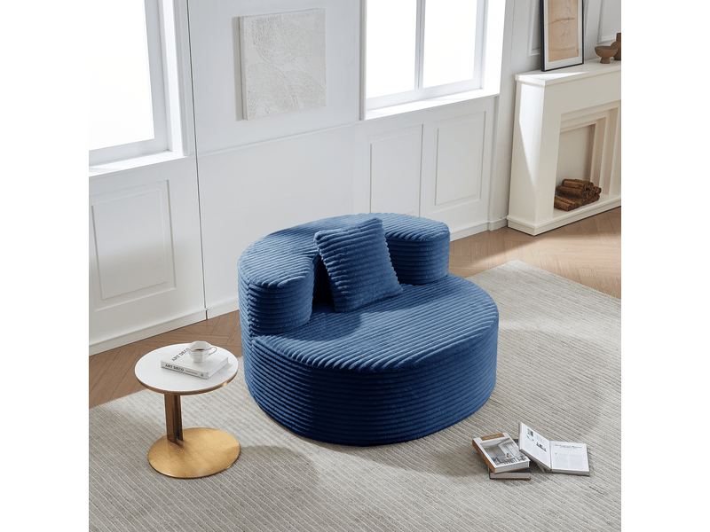  Fauteuil compressé bleu  - Conforama C