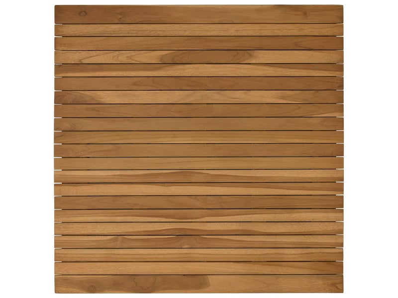 Vidaxl plateau de table 80 x 80 x 3,5 cm carré bois de teck massif - Conforama A