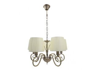 Fabrilamp amsterdam, lampe classique, 5xe14, cuir, 45-89 x 45 x 45 cm