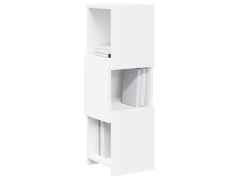  Meuble d'angle, meuble de rangement salon 25,5x25x80cm bois d'ingénierie  - Conforama C