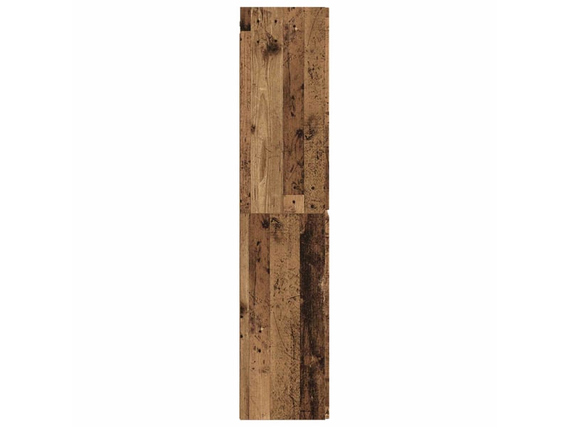 Cabinet salle de bain mural, meuble de rangement bois ancien 33x34.5x160 cm shl478  - Conforama D