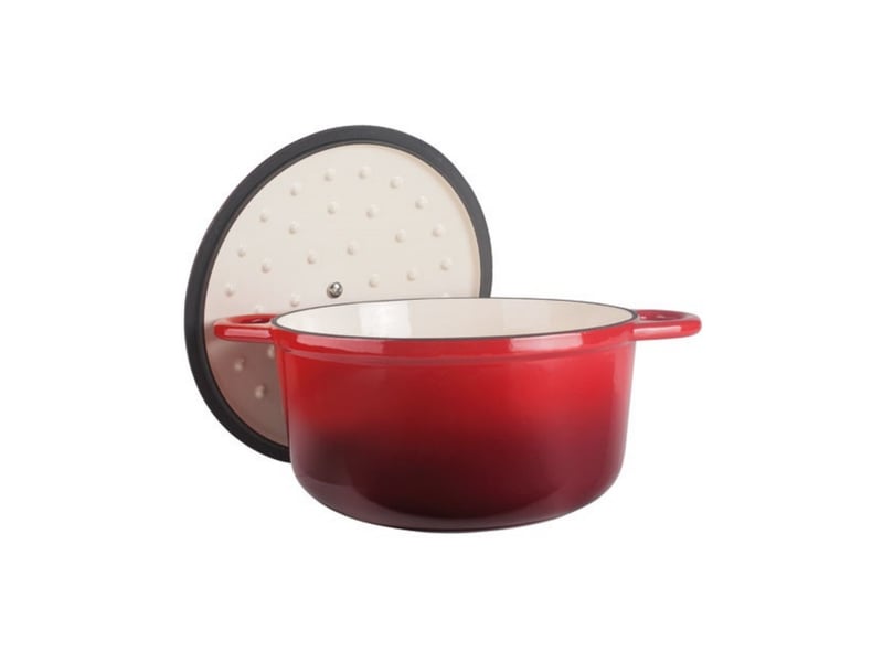  Lacor - cocotte ronde 24cm rouge  71734 - 71734 - Conforama B