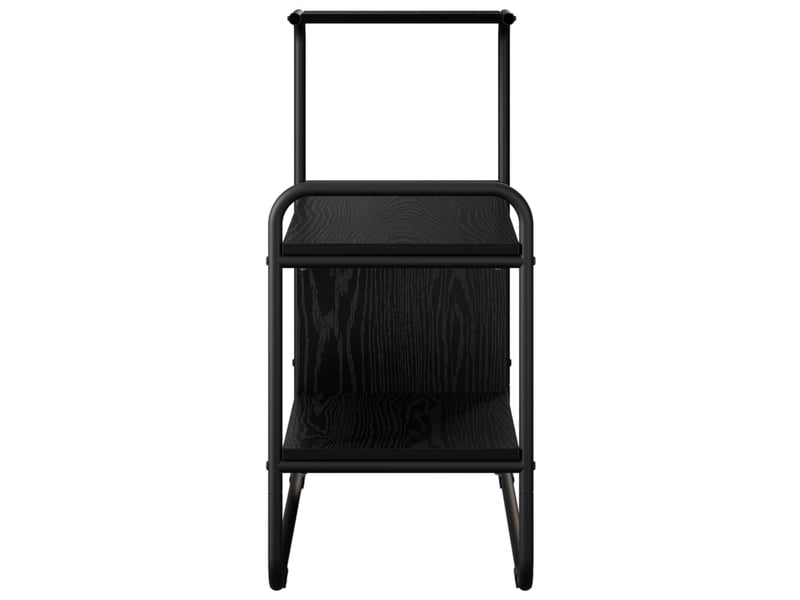  Vidaxl table console chêne noir 80 x 35 x 75 cm bois d'ingénierie  - Conforama E