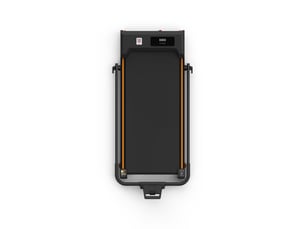Tapis de course pliant 114x60x98.5cm - walking pad 3-en-1, inclinaison 10%, charge 120kg, app bluetooth zwift - violet