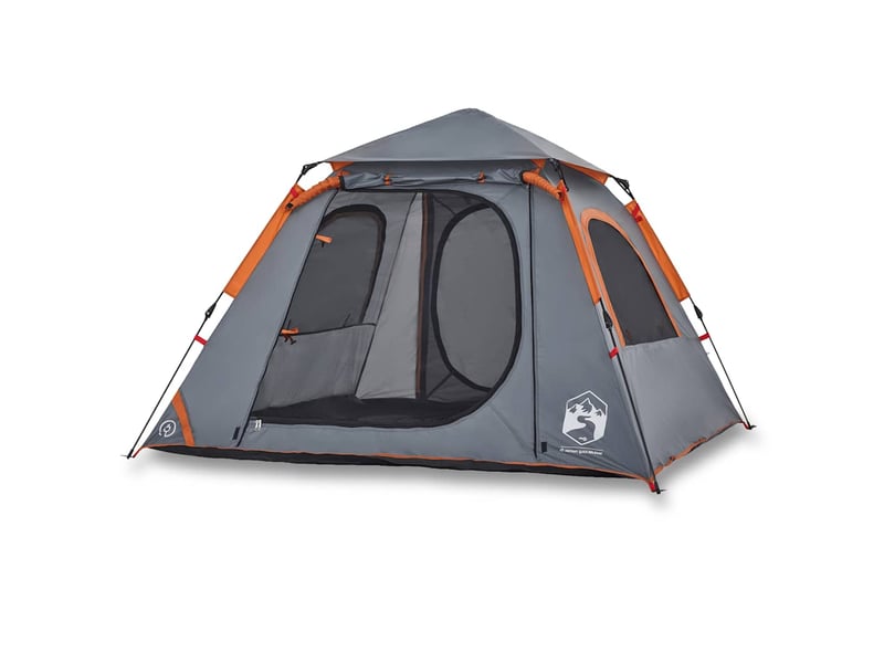  Tente de camping, tente à dôme 4 personnes libération rapide shl22110  - Conforama A