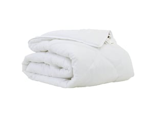 Couette - duvet 220 x 140 x 4 cm non polyester blanc respirant