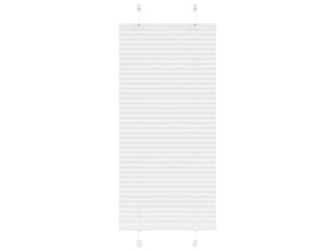 Store plissé, store de fenêtre blanc 60x100 cm largeur du tissu 59,4 cm polyester cf46749