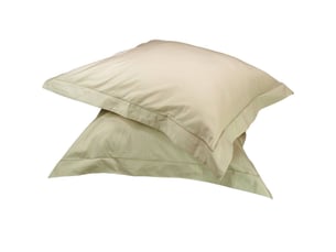 Taies d'oreiller percale de coton sensei - ficelle - 50x70_lot2