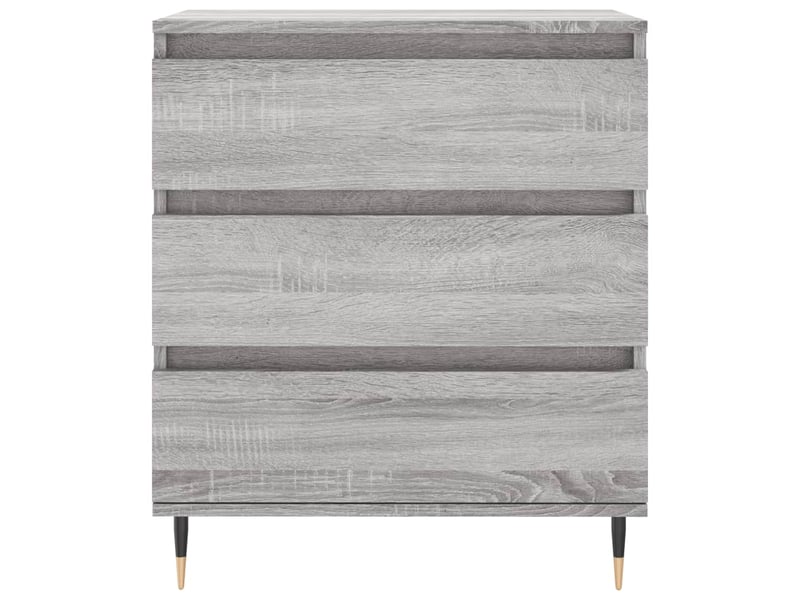  Buffet - bahut - meuble de rangement sonoma gris 60x35x70 cm bois d'ingénierie  - Conforama E
