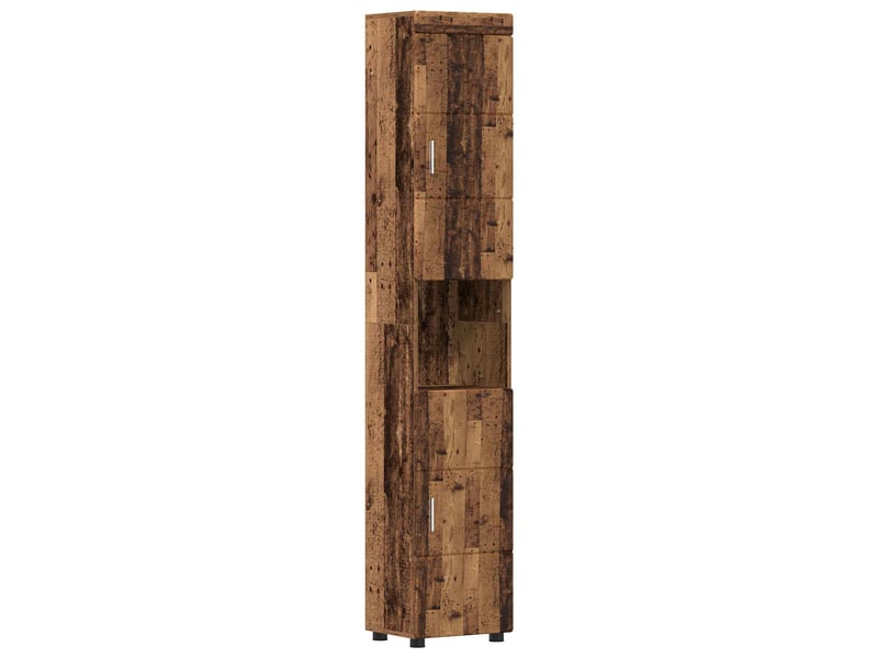  Ensemble d'armoire de salle de bain tulum bois ancien cf62974  - Conforama A