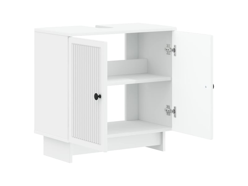  Meuble sous lavabo de salle de bain utrecht blanc cf64921  - Conforama C