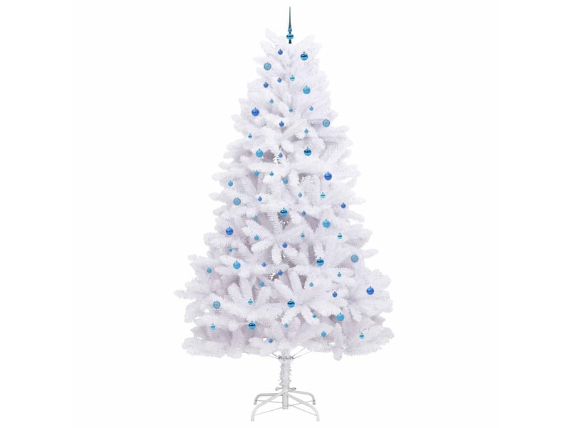  Sapin de noël, arbre de noël artificiel à branches articulées blanc 300 cm cf61081  - Conforama D