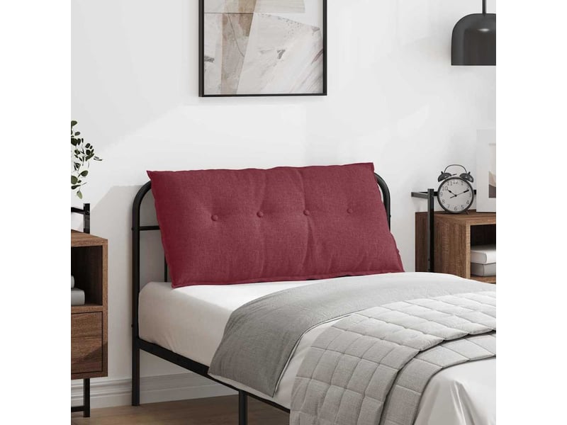  Coussin de dos, coussin de dossier bordeaux 100 x 19 x 50 cm tissu cf54574  - Conforama B