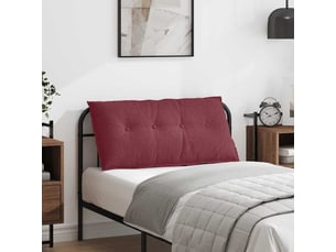 Coussin de dos, coussin de dossier bordeaux 100 x 19 x 50 cm tissu cf54574