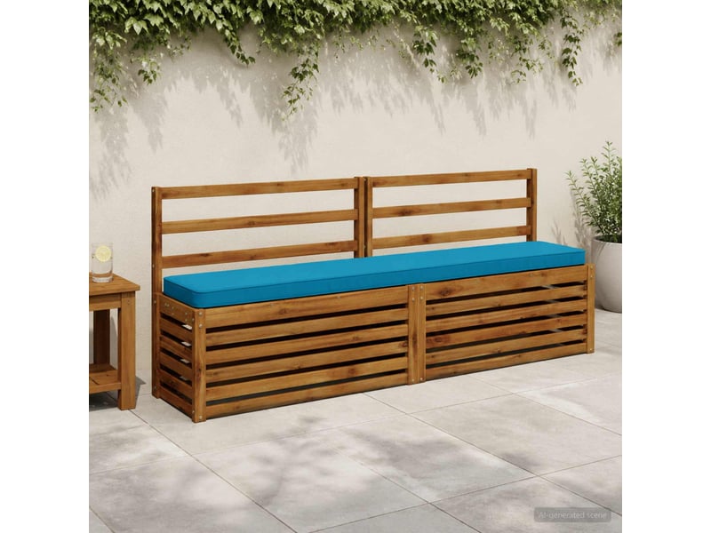  Lot de 2 coussins de banc, coussins d'assise vught 100 % polyester cf58321  - Conforama B