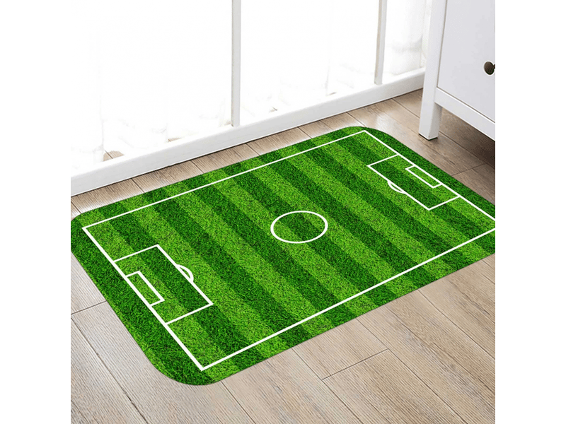  Tapis de porte antidérapant en polyester pour salle de bain, salon, table de chevet (40 x 60 cm) - comfortxl  - Conforama E