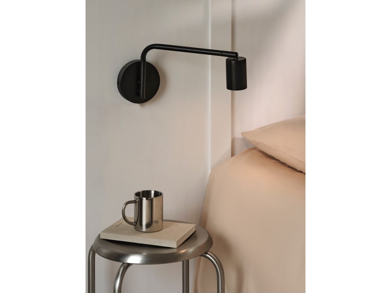  Applique murale spot long, explore en métal noir, ip20, nordlux 2612481003 - Conforama B