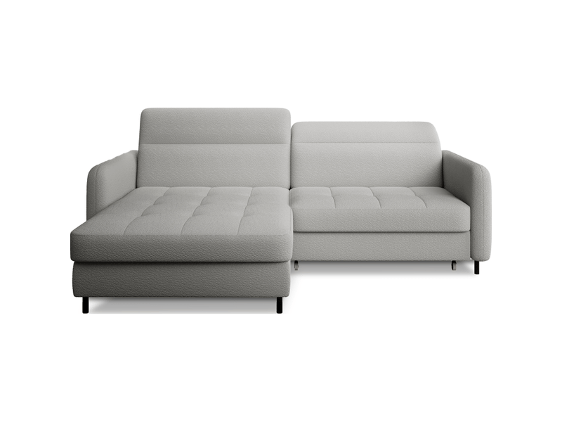  Canapé d'angle collection goumsi coloris gris clair  - Conforama A