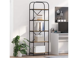 Étagère 5 niveaux, étagère de rangement 60 x 30 x 183 cm bois d'ingénierie shl5472
