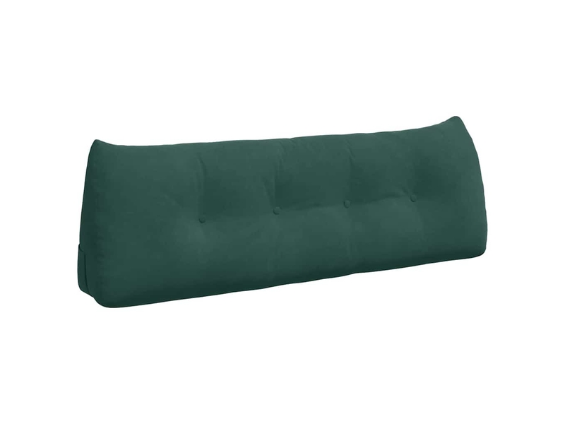 Coussin de dos, coussin de dossier vert foncé 140 x 24 x 50 cm velours cf55078 - Conforama A