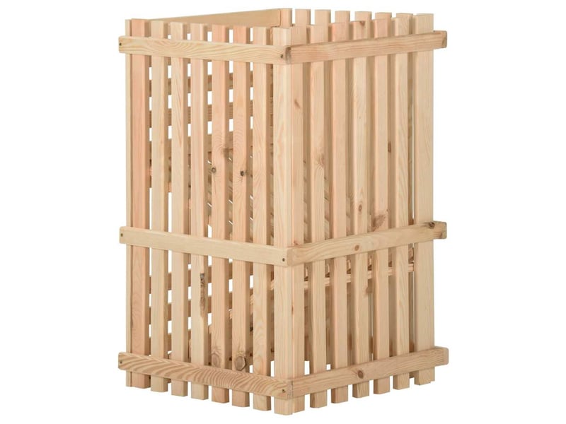  Boîte à pommes de terre 50x50x50 cm bois de pin solide  - Conforama E