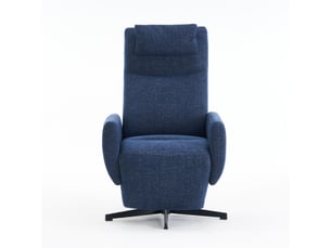 Fauteuil relax manuel  MEULVA Tissu bleu
