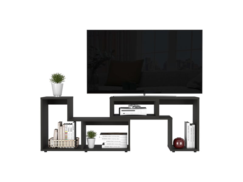  Meuble tv beijing extendable, wengé  - Conforama A