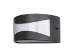 Applique extérieure fabrilamp hadar coloris noir 1 x e27 ip44 13 x 25 x 12 cm