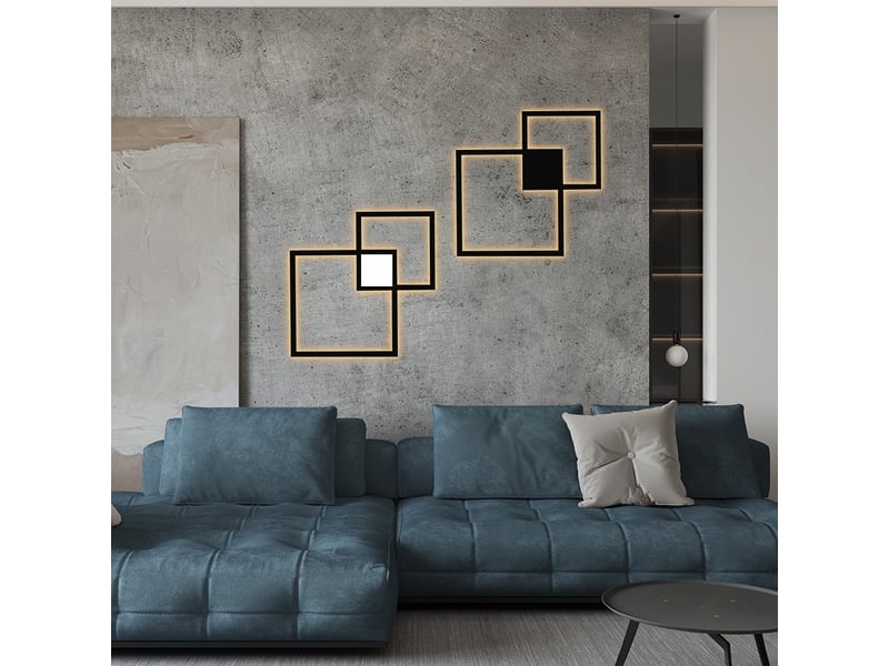  Applique murale interieur design, 24w pour chambre, salon  - Conforama D
